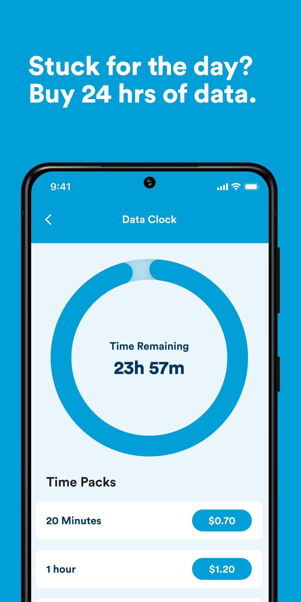 Data Clock screenshot